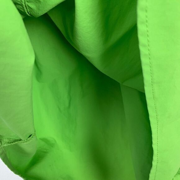 Columbia PFG Neon Green Button Down Mesh Lining Short Sleeve Shirt XL - Picture 8 of 11